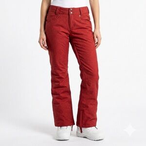 Aperture Women’s 10K Waterproof Ski Pants Red XS